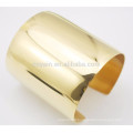 Bracelet en or blanc ultra large en acier inoxydable en acier inoxydable